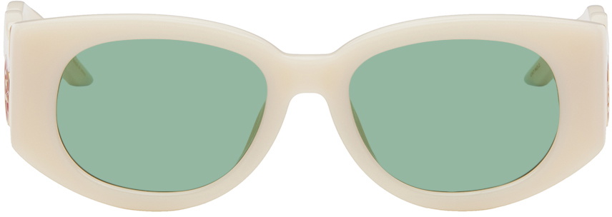 Casablanca Off-White 'The Memphis' Sunglasses Casablanca