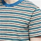 Howlin by Morrison Men's Howlin' Lost in Thought Towelling Stripe T-Shirt in Mystery Blue