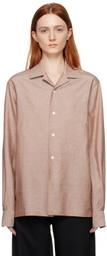 ZEGNA Beige Crossover Shirt