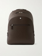 Montblanc - Logo-Appliquéd Textured-Leather Backpack