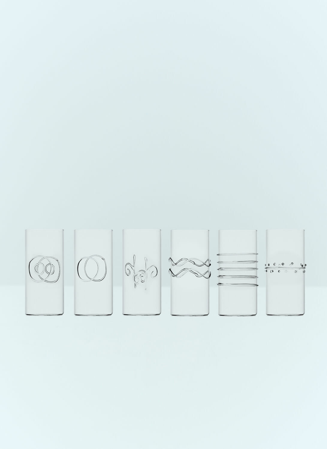 Ichendorf Milano Set Of Six Decò Tall Glasses