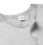 Reigning Champ - Pima Cotton-Jersey Henley T-Shirt - Gray