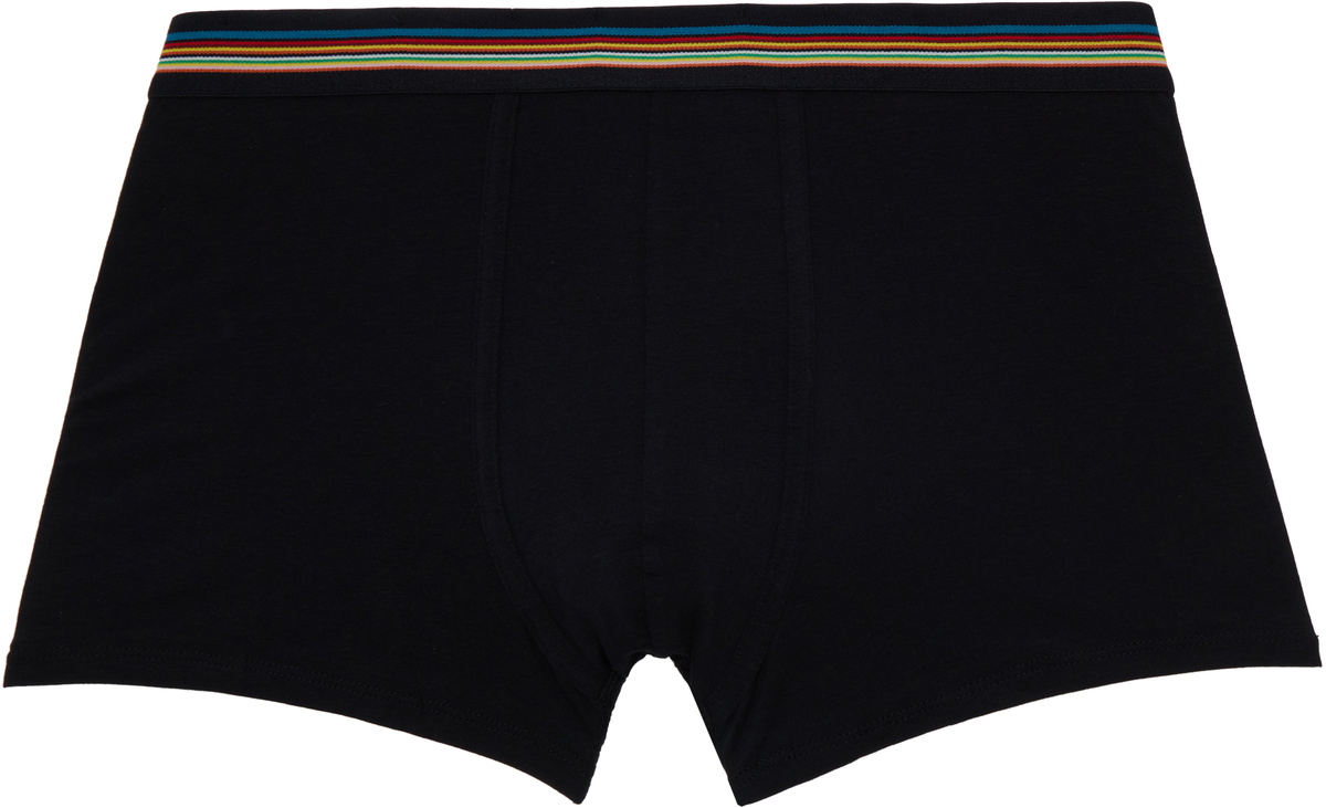 Paul Smith Three-Pack Black Artist Stripe Boxer Briefs