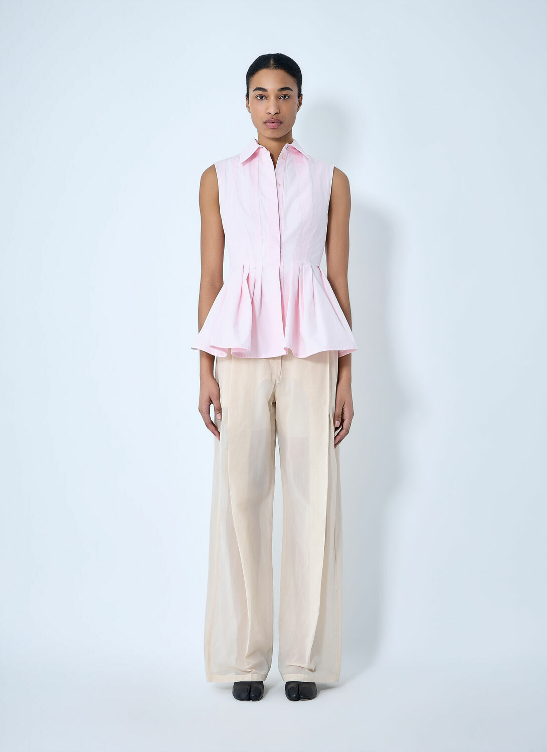 Sportmax High Waist Wide-Leg Trousers