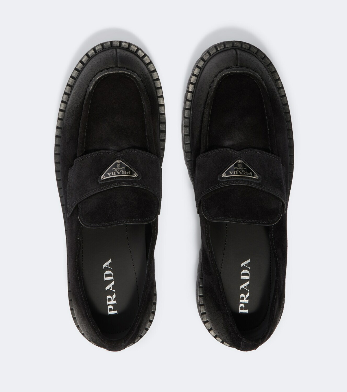 Prada Suede loafers