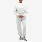 Sporty & Rich Women's French Cropped Crew Sweat in Heather Gray