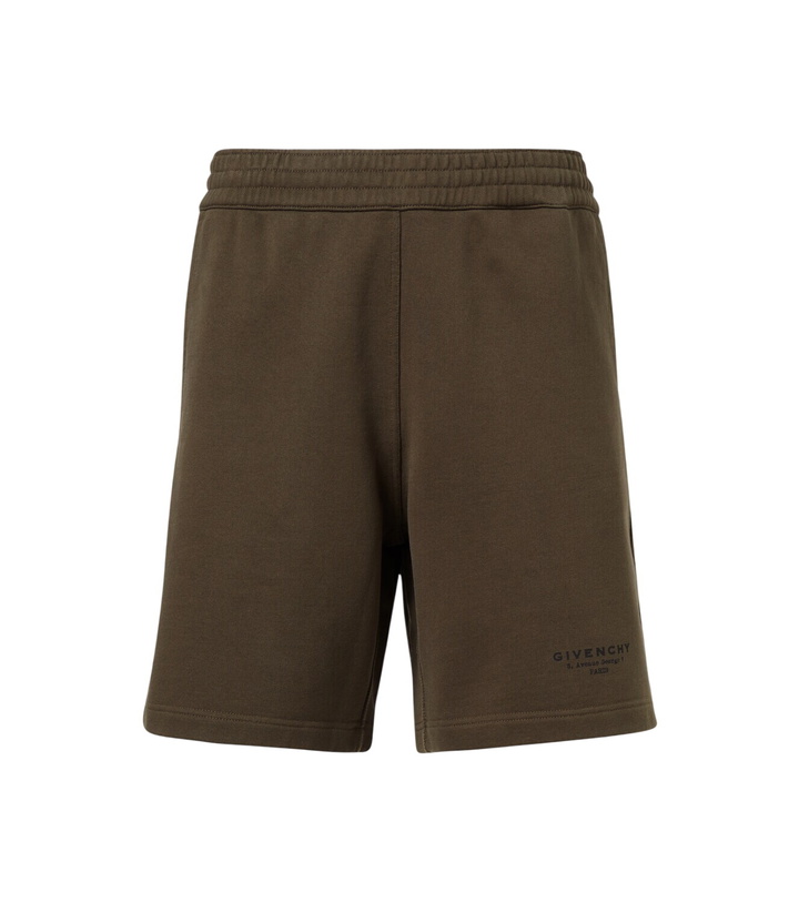 Photo: Givenchy Givenchy Stamp cotton Bermuda shorts