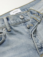 RHUDE - Slim-Fit Zip-Detailed Denim Jeans - Blue