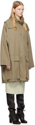 LEMAIRE Beige Oversized Raincoat