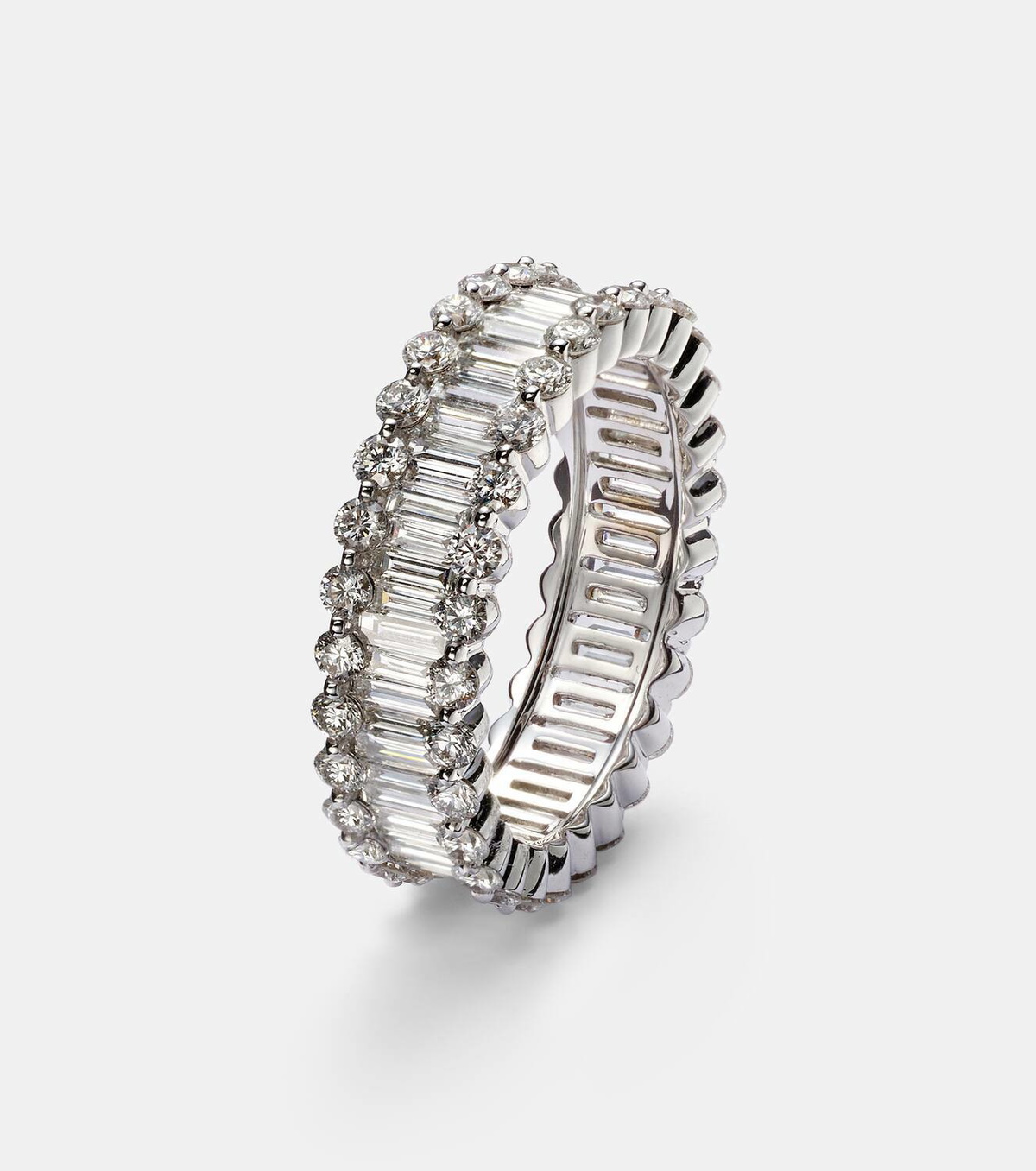 Bucherer Fine Jewellery 18kt white gold ring with diamonds