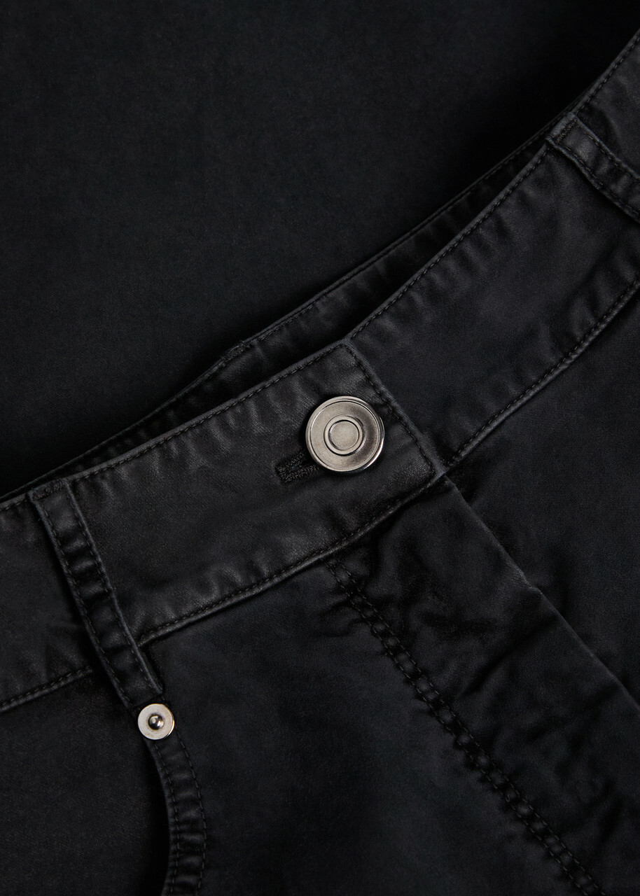 Forte_forte Wide-leg Brushed Cotton Trousers Navy