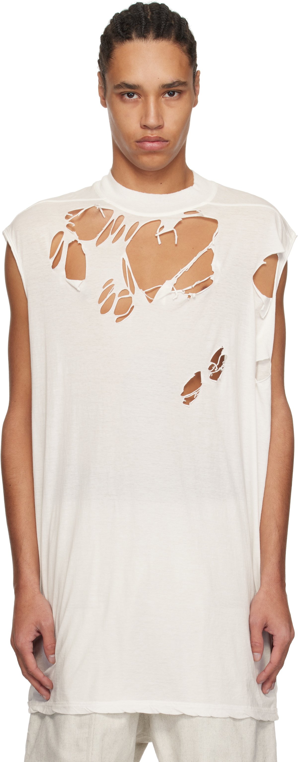 Rick Owens DRKSHDW Off-White Hollywood Tarp T-shirt Rick Owens Drkshdw