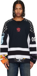 Marine Serre Regenerated Graphic Jersey LS Hockey T-shirt