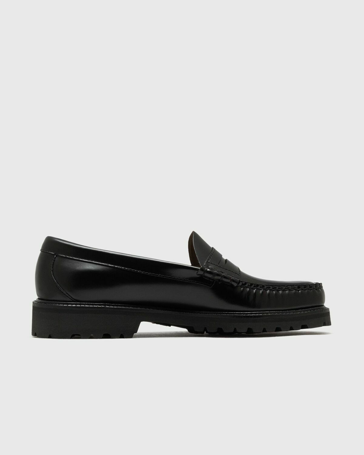 G H Bass WEEJUN 90 Larson Penny Black Mens Casual Shoe