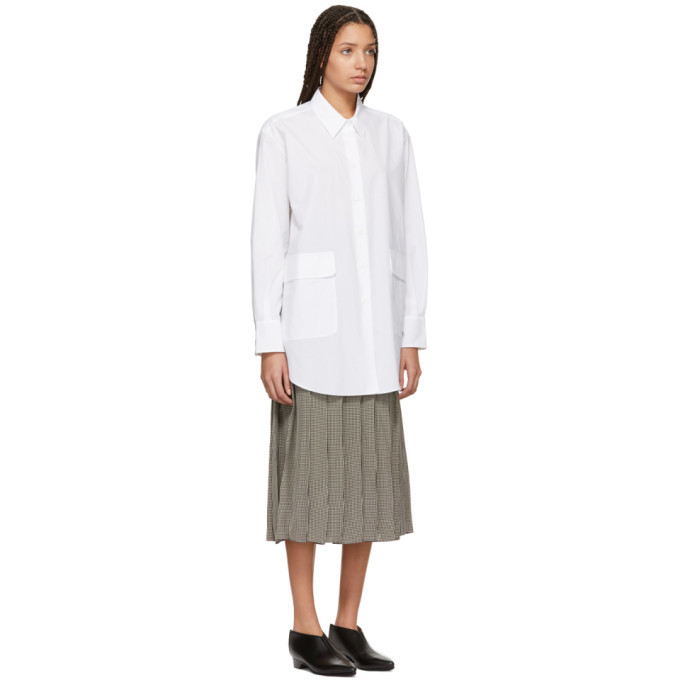 Sara Lanzi White Oversized Shirt