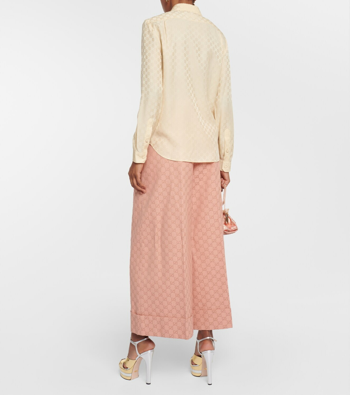 Gucci GG silk crêpe shirt Gucci