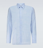 Berluti Scritto cotton jacquard shirt