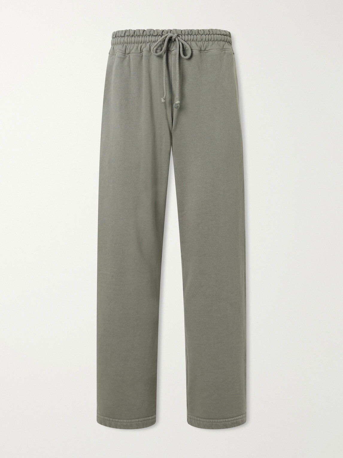 Cherry Los Angeles - Cotton-Fleece Drawstring Sweatpants - Gray