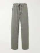 Cherry Los Angeles - Cotton-Fleece Drawstring Sweatpants - Gray