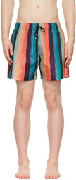 Paul Smith Multicolor Artist Stripe Swim Shorts