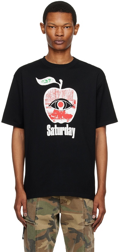 Photo: UNDERCOVER Black 'Saturday' T-Shirt