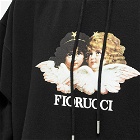 Fiorucci Women's Classic Angel Oversized Hoody in Black