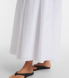 Loulou de Saison Ama cotton poplin maxi dress