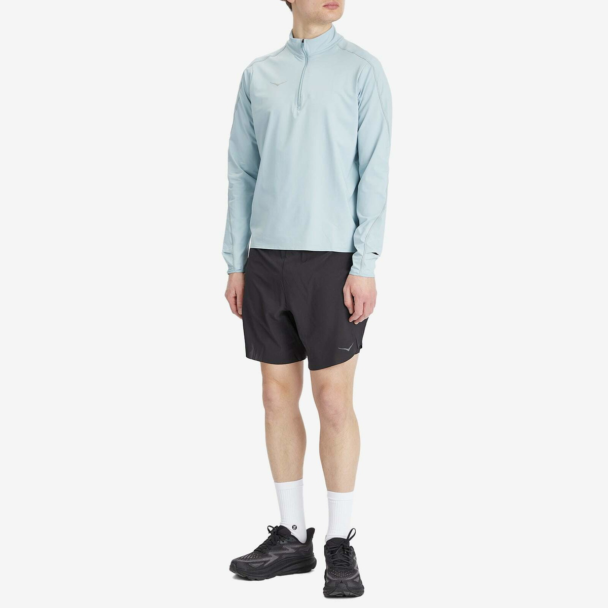 HOKA ONE ONE Men's M Glidetech Quarter Zip in Druzy