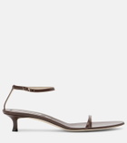 Christen Double Strap 35 leather sandals
