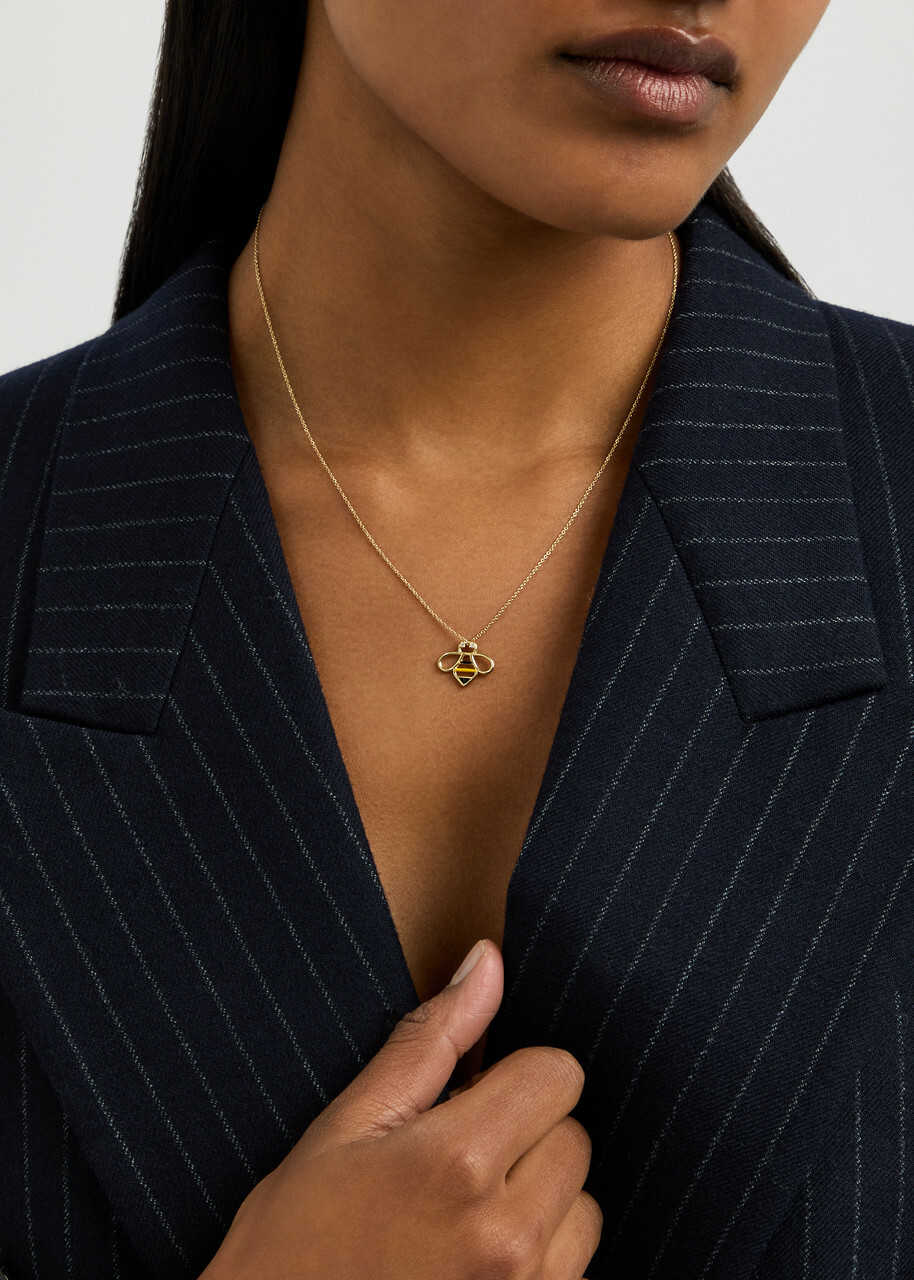 Aliita Bee Brillante 9kt Gold Necklace - Yellow - One Size