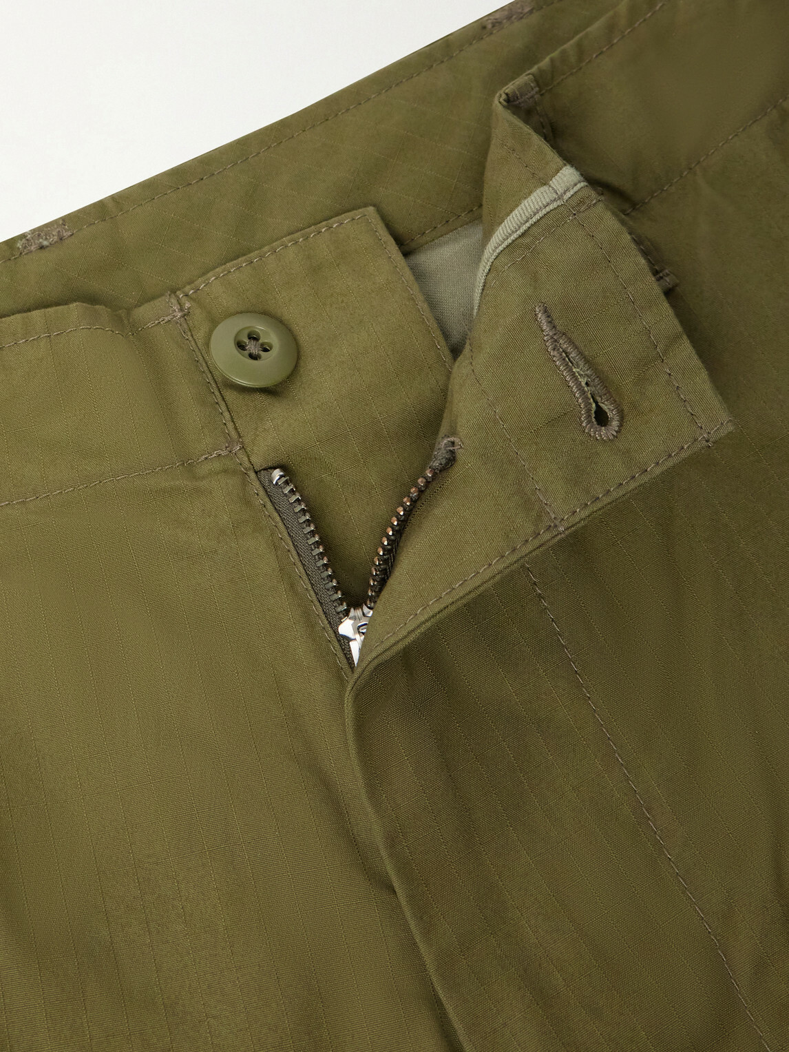 Beams Plus - Cotton-Ripstop Cargo Trousers - Green