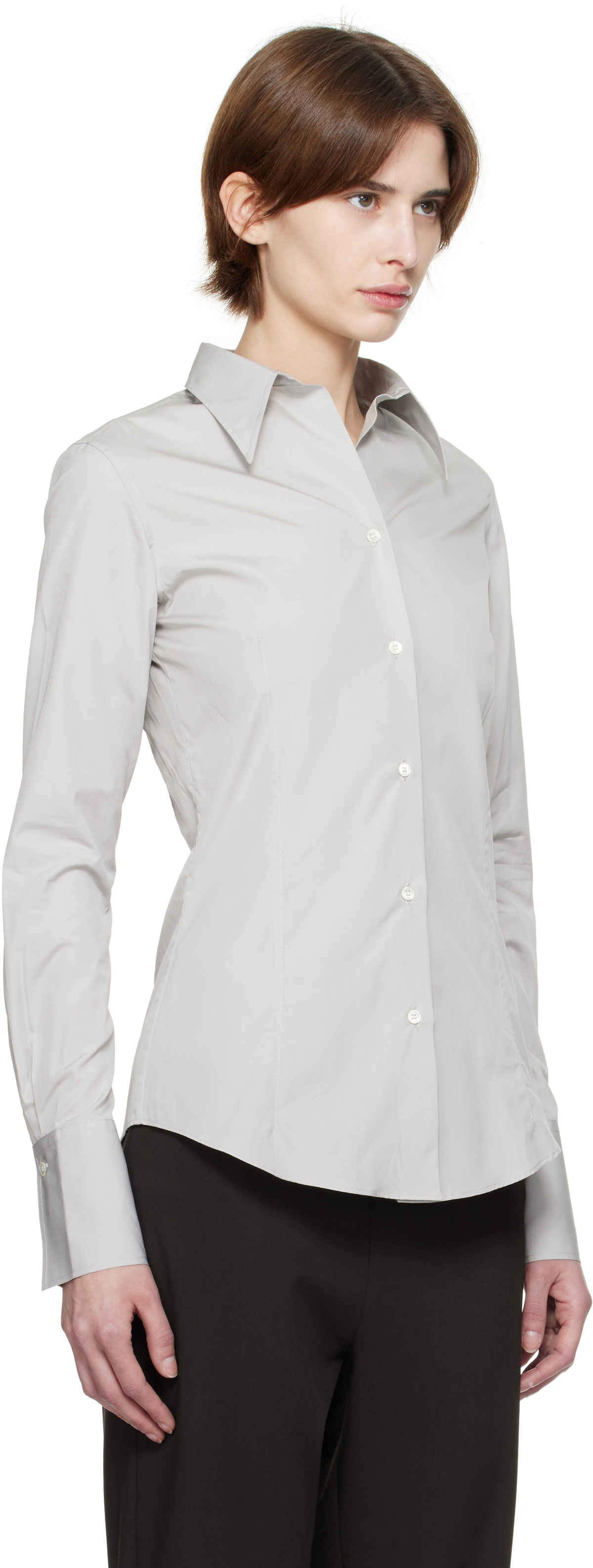 FLORE FLORE Gray Giulia Shirt