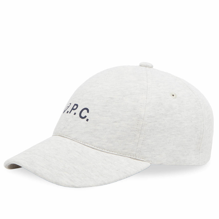Photo: A.P.C. Men's x Asics Cap in Heathered Light Grey 
