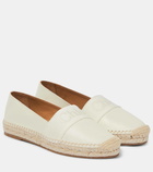 Chloé Piia logo leather espadrilles