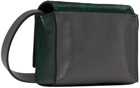 Marni Green & Gray Mini Crossbody Bag