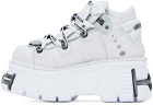 VETEMENTS White New Rock Edition Platform Sneakers
