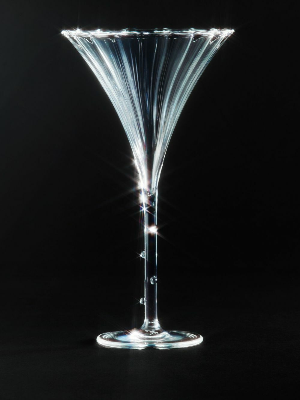 Sophie Lou Jacobsen Scalloped Rim Glass Cocktail Glass