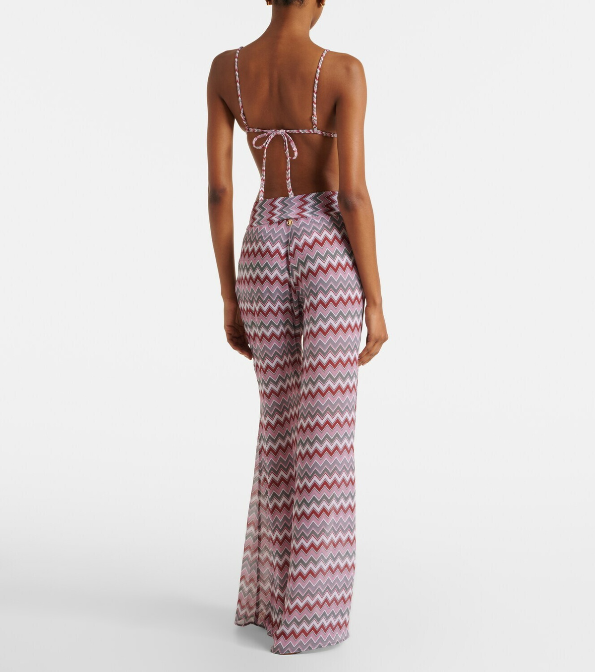 Bananhot Bowie chevron flared pants