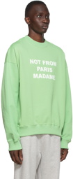 Drôle De Monsieur Green 'Le Slogan' Sweatshirt