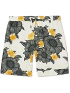 Desmond & Dempsey - Floral-Print Linen Pyjama Shorts - White