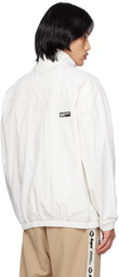 AAPE by A Bathing Ape White Embroidered Jacket