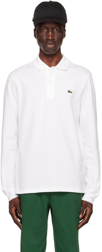 Photo: Lacoste White Classic Polo