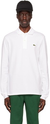 Lacoste White Classic Polo