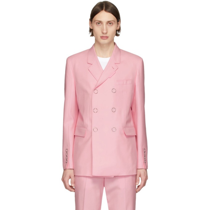 Photo: Burberry Pink Slim Tailored Blazer