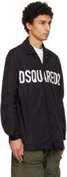 Dsquared2 Black Printed Jacket
