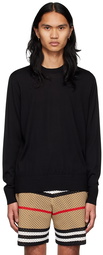 Burberry Black Wool Sweater