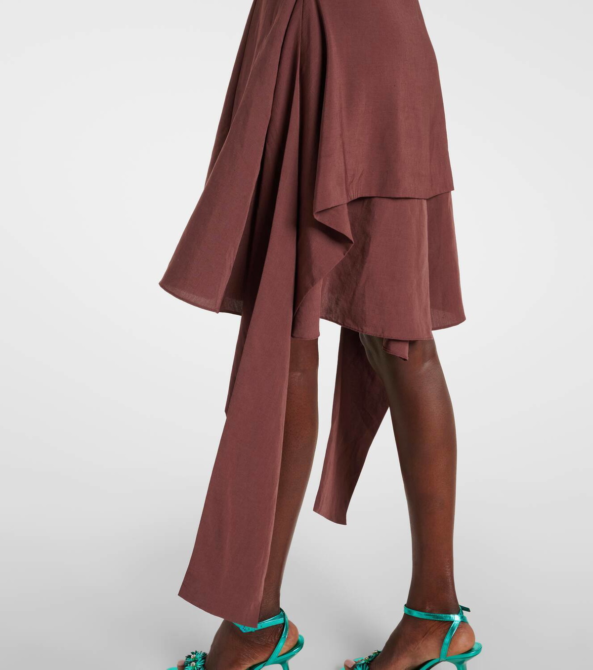 Loewe Paula's Ibiza tie-detail midi dress