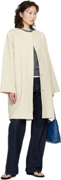 Loulou de Saison Beige Merill Cotton Gabardine Coat