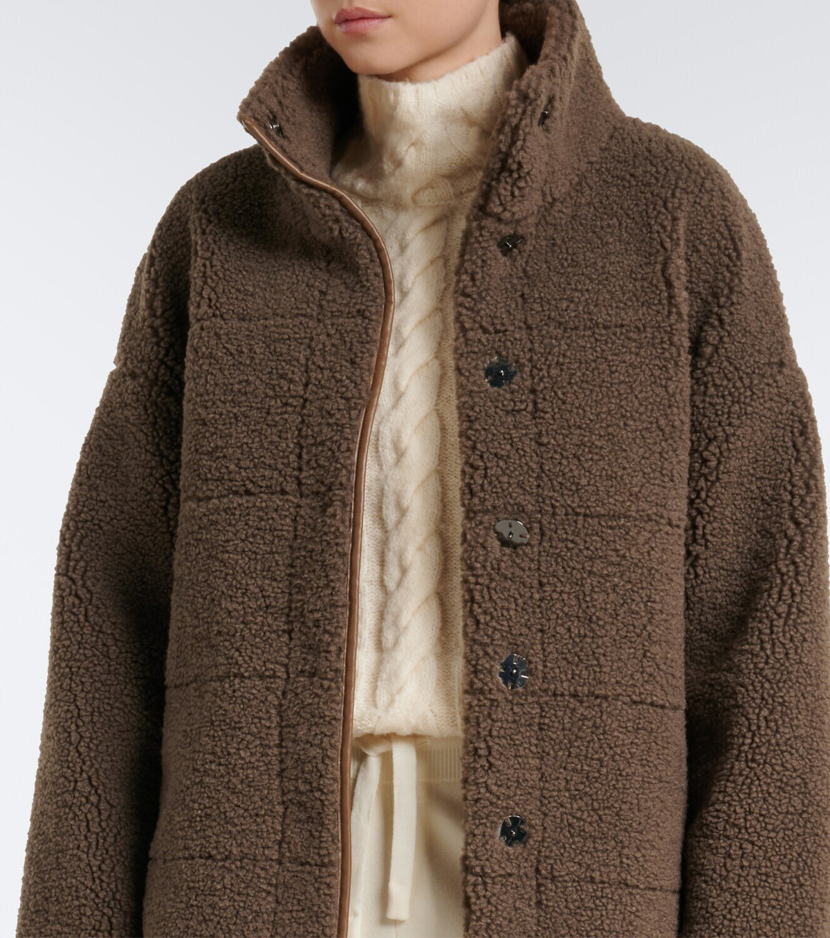 Bogner Kimberly belted teddy jacket