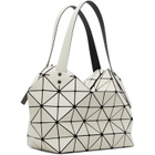 BAO BAO ISSEY MIYAKE White Boston Tote